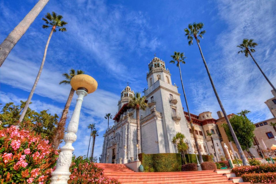 foundation at hearst castle casa grande