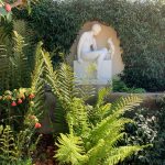 The Foundation at Hearst Castle - spring garden statue