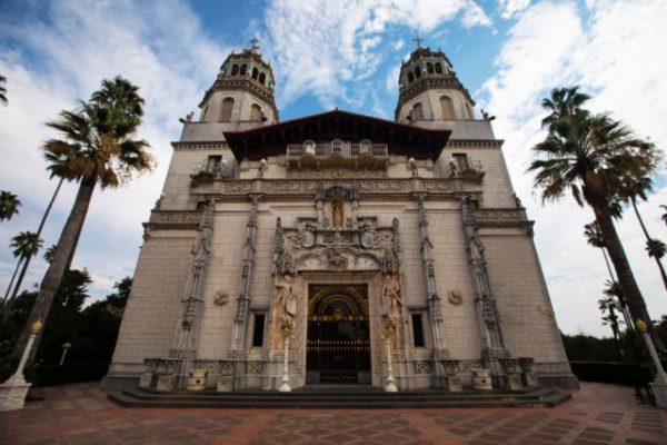 Casa Grande is 68,500 feet with 38 bedroom, 30 fireplaces, and 42 bathrooms at Hearst Castle on Tuesday, Oct. 6, 2020 in San Simeon, CA. Hearst Castle, one of California’s most popular tourist attractions, has been closed since mid-March due to the global coronavirus pandemic. (Francine Orr/ Los Angeles Times via Getty Images)