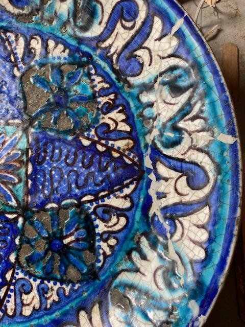 Hearst Castle Conservation Highlight: 17th-Century Anatolian Ceramic Dish
